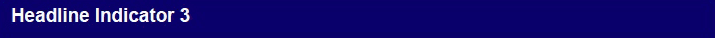 Headline Indicator 3 Headline Indicator 3