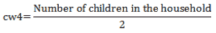 Selection of children within each household (cw4)