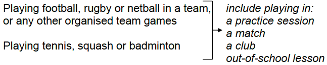sport activities