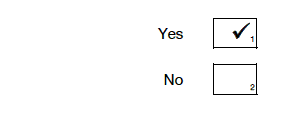 tick in box