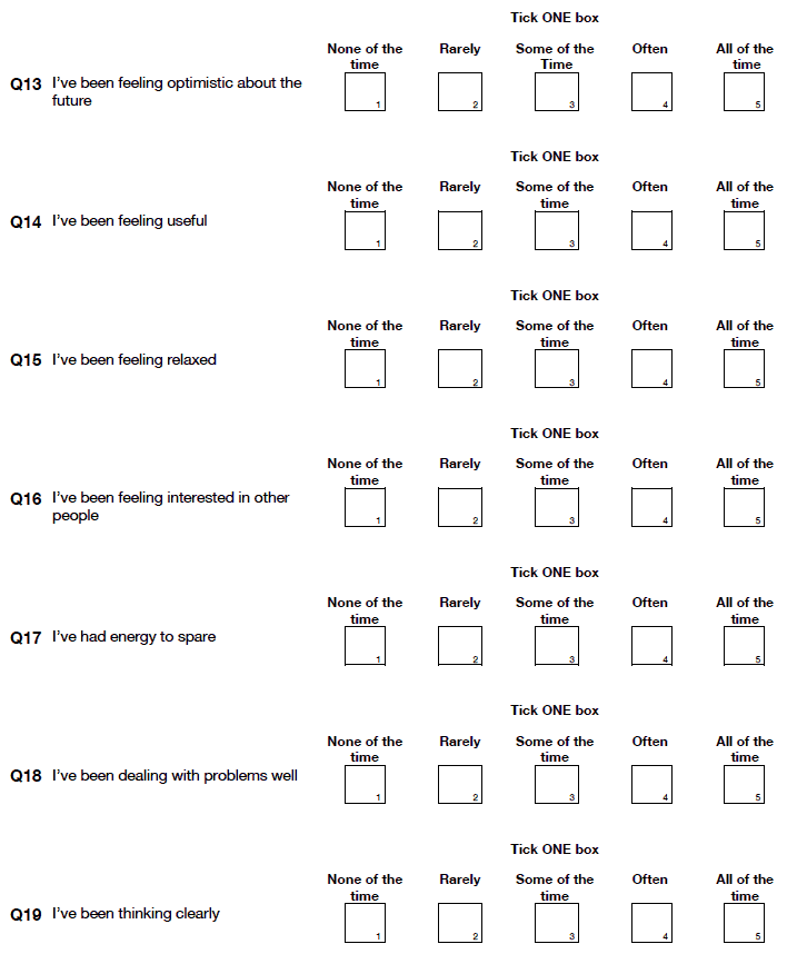 questions 13 to 19