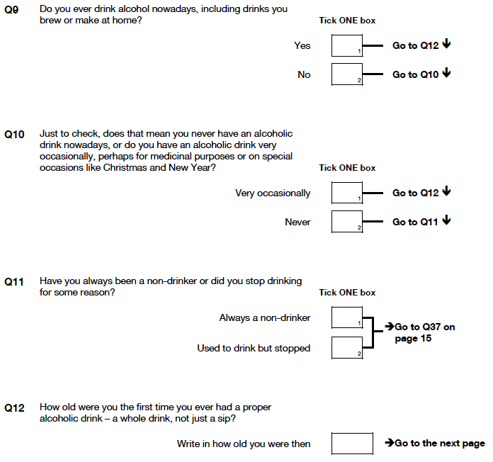 questions 9 to 12