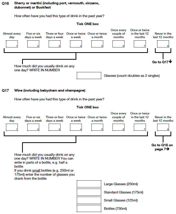 question 16 and 17