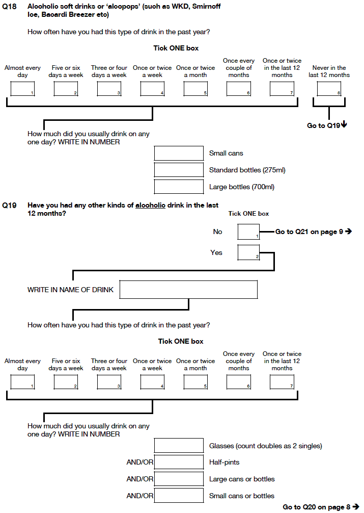 question 18 and 19