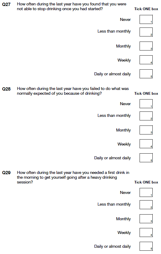 question 27 to 29