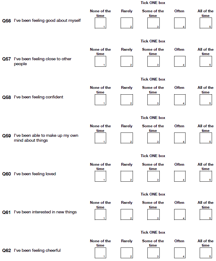 question 56 to 62