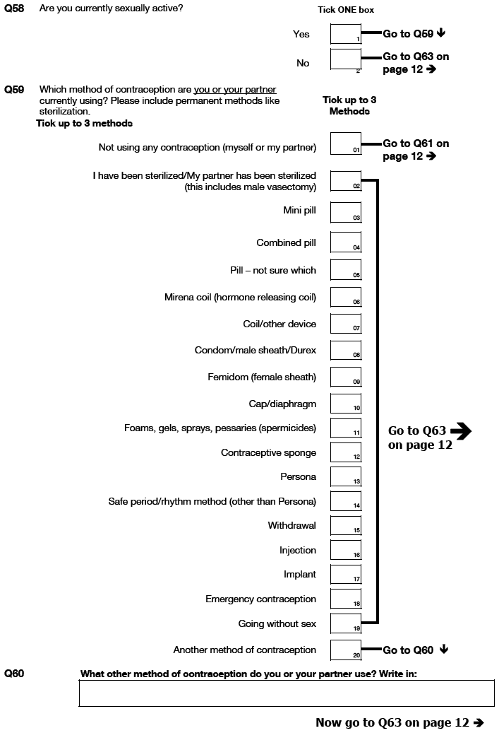 questions 58 to 60