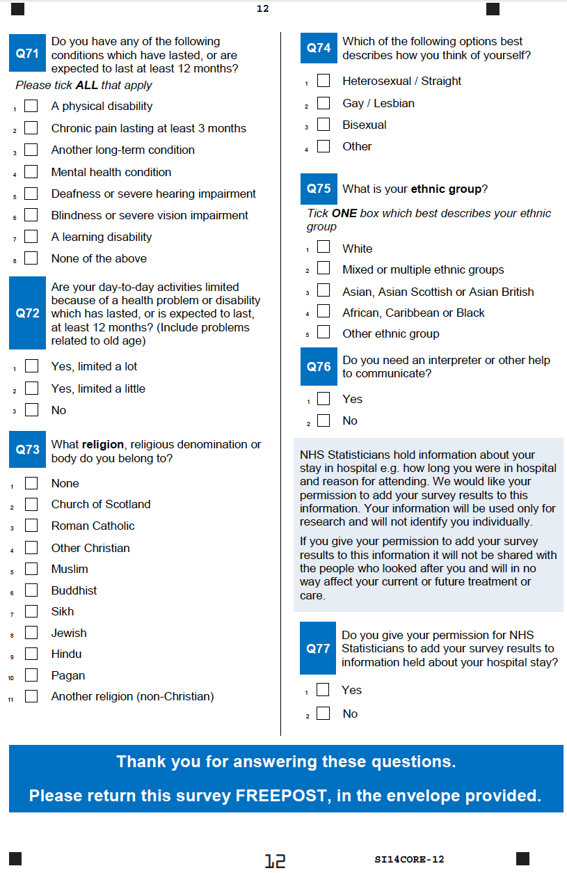 The Questionnaire