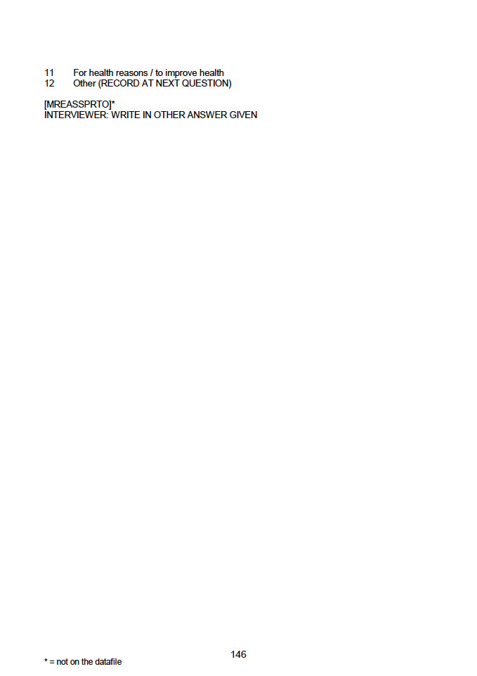 Household questionnaire, individual and biological module questionnaires