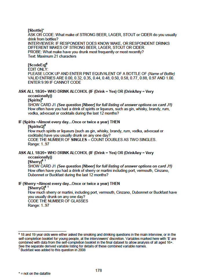 Household questionnaire, individual and biological module questionnaires