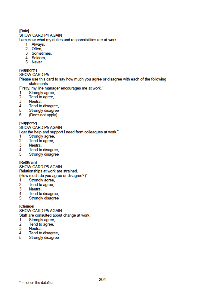 Household questionnaire, individual and biological module questionnaires