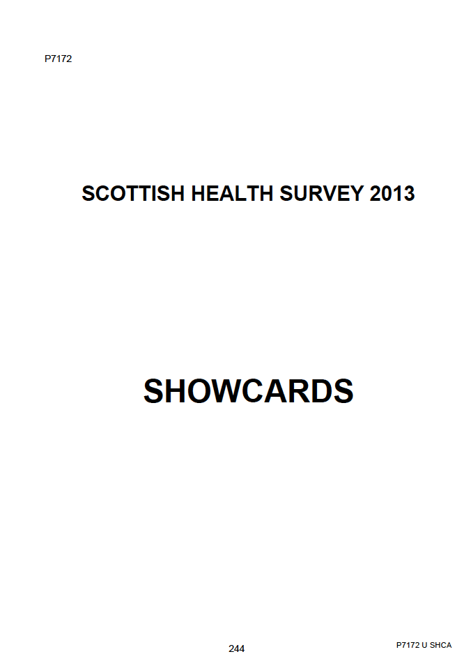 Show cards
