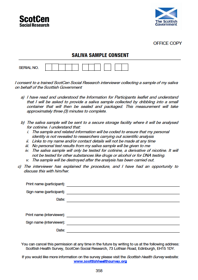 Biological module consent booklet