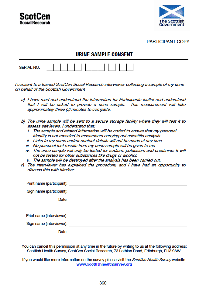 Biological module consent booklet