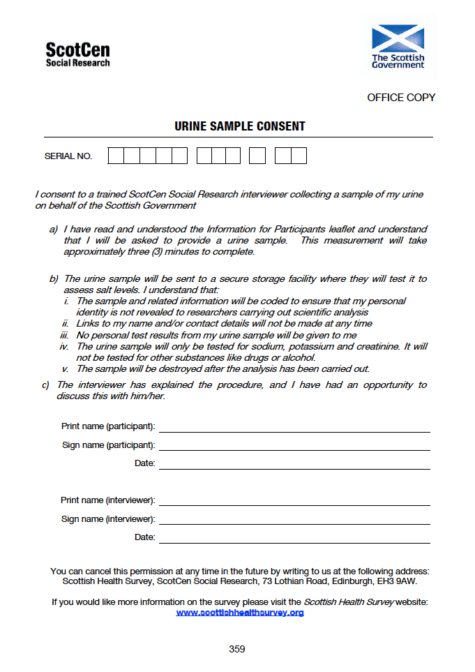 Biological module consent booklet