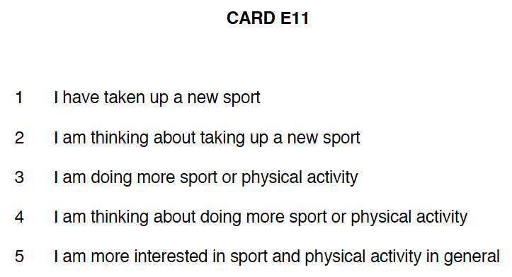 Showcard E11