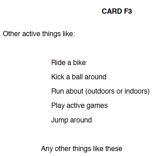 Showcard F3