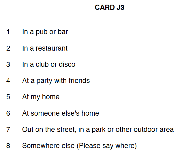 Showcard J3