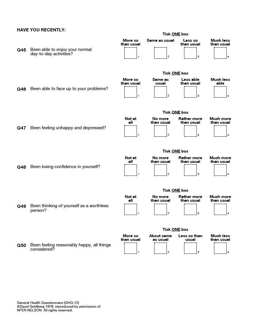 Scottish Health Survey 2014 Booklet for Young Adults