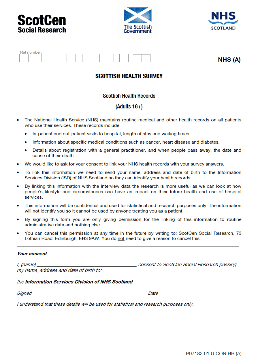 Scottish Health Records (Adults 16+)