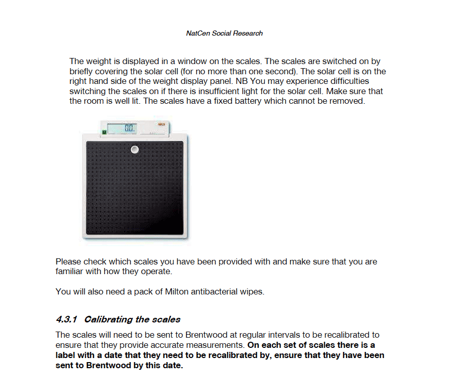 Manual of Protocols