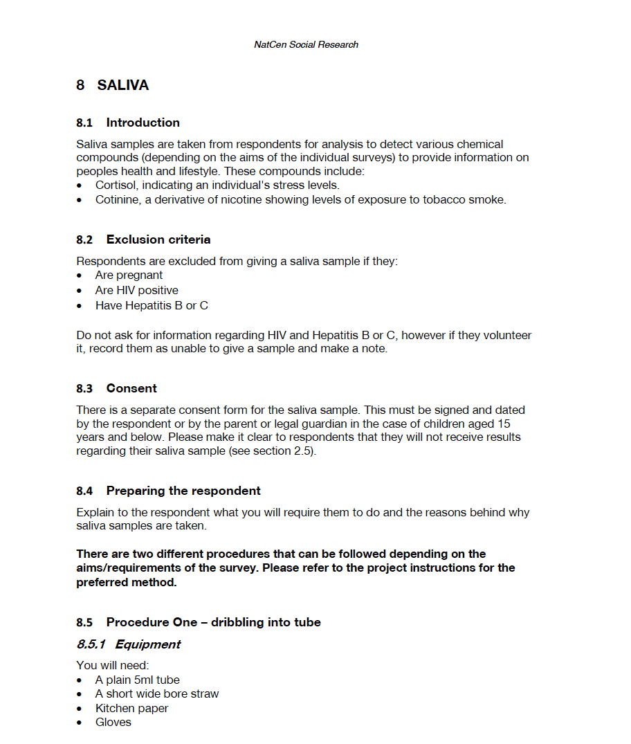 Manual of Protocols