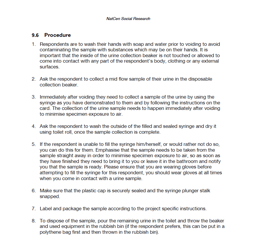 Manual of Protocols