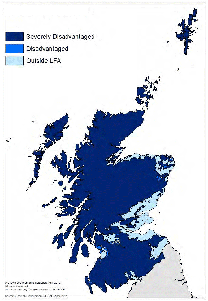 Map 2 Less Favoured Areas Map 2 Less Favoured Areas