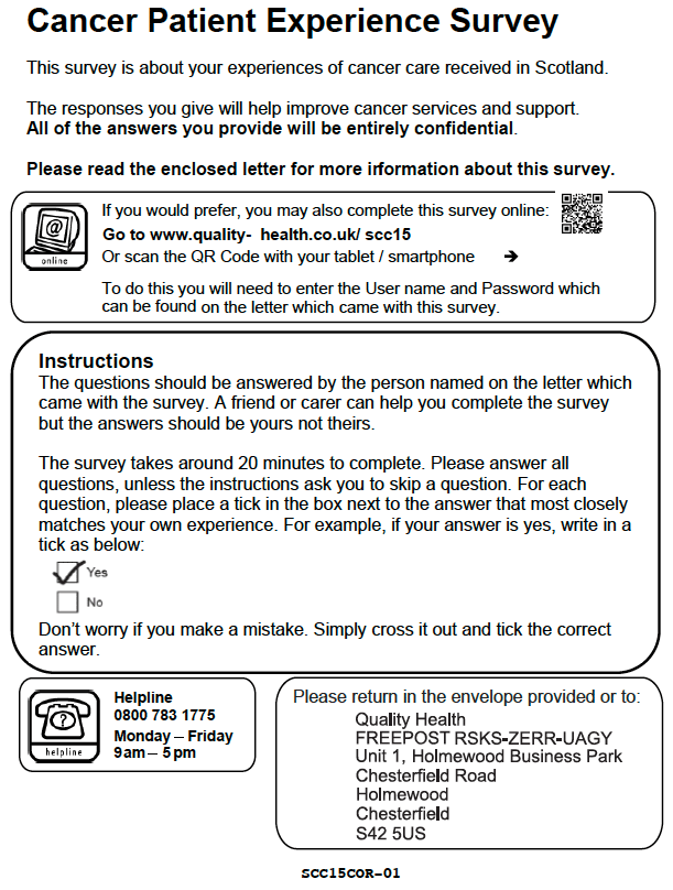 Survey questionnaire