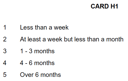 Card H1
