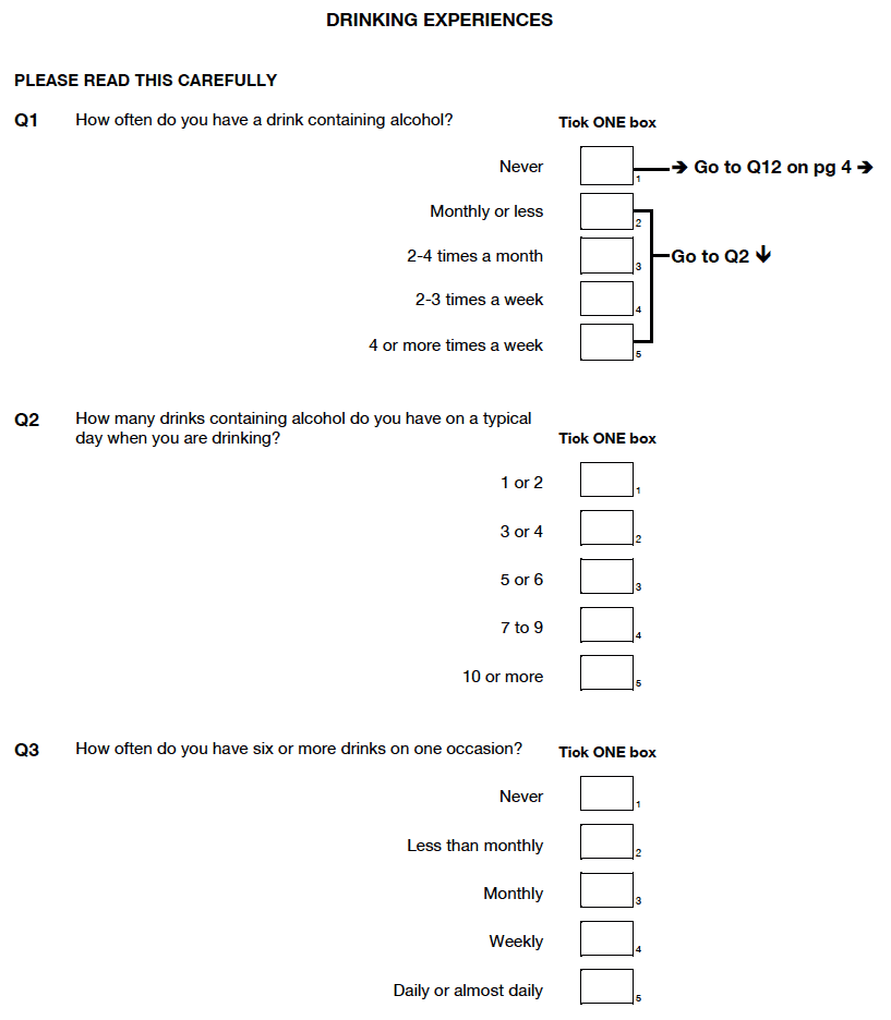 Self-completion booklet for adults Self-completion booklet for adults