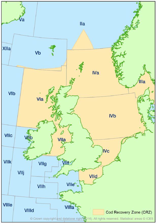 Cod Recovery Zone (CRZ) Cod Recovery Zone (CRZ)