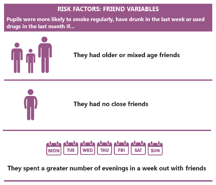 Risk Factors: Friend Variables Risk Factors: Friend Variables