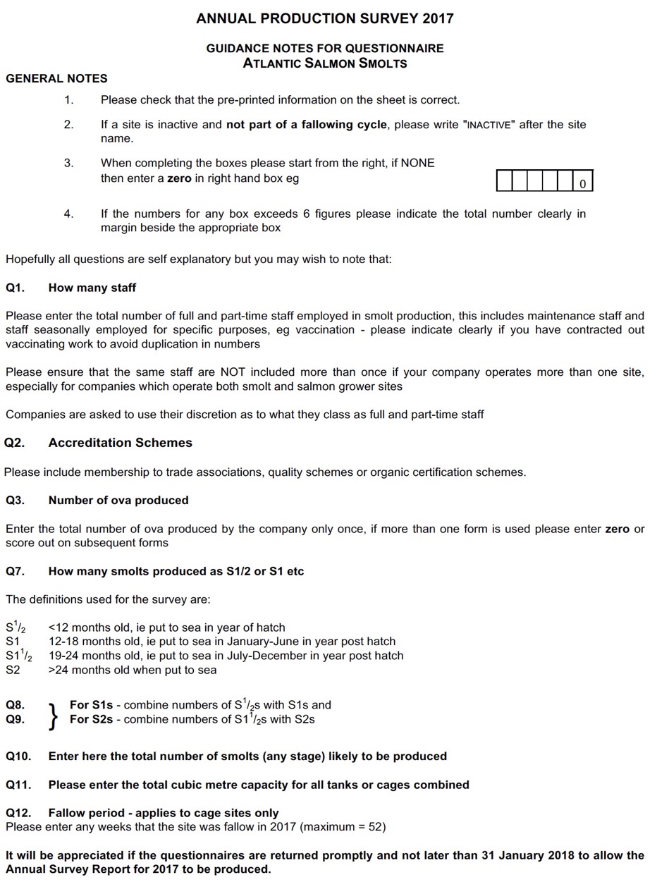 Questionnaires sent to Fish Farmers - part 4 Questionnaires sent to Fish Farmers - part 4