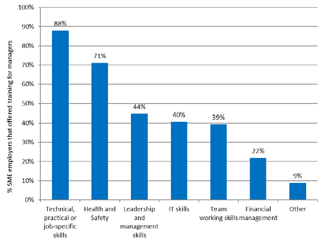 Figure 7: Types of training for managers (%)
