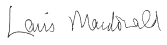 image of Lewis Macdonald MSP Deputy Minister for Health and Community Care signature