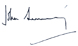 John Swinney, MSP signature