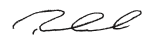Signature of Ronnie McColl COSLA spokesperson on Health and Wellbeing