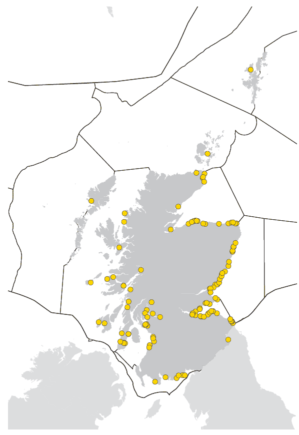 Scottish Beaches surveyed in the Beachwatch Big Weekend in 2009