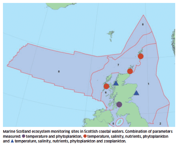 Regional map showing CP2 regions with sampling sites