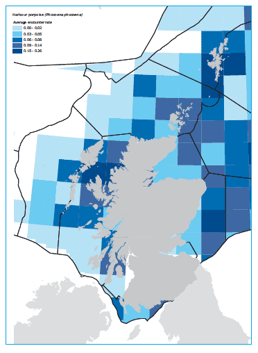 Harbour porpoise map