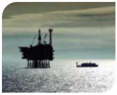Forties oil platform