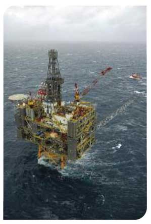 BP Clair production platform
