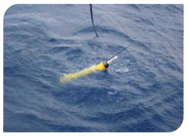 A newly deployed Argo float