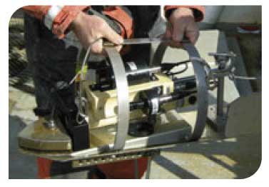 A towed CTD used to measure, amongst other parameters, temperature at the Stonehaven ecosystem monitoring site