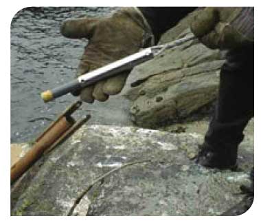 Minilogger used to record temperature at the Marine Scotland Science coastal monitoring sites