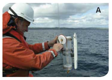 Sampling of water off Stonehaven