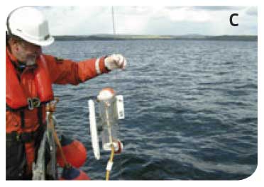 Sampling of water off Stonehaven
