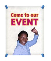 Come to our event poster