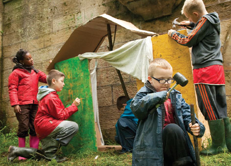 Children playing